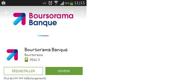 Boursorama application mobile