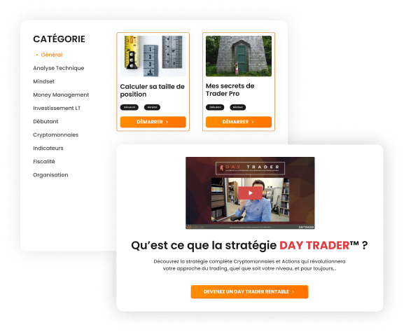 Dashboard du service formation