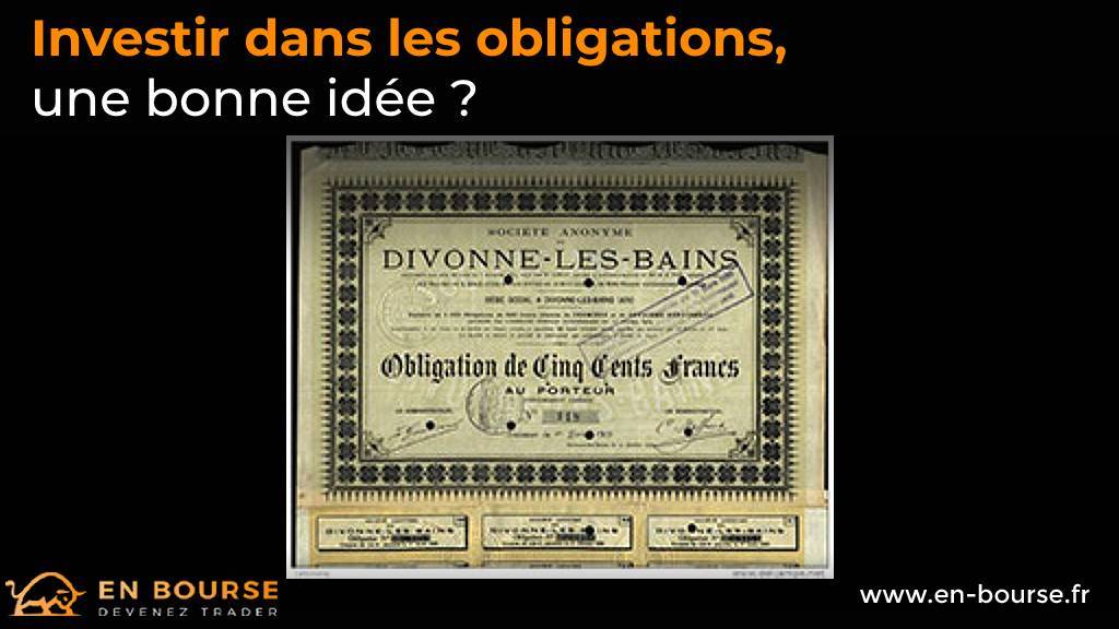 Obligation de 500 cents francs