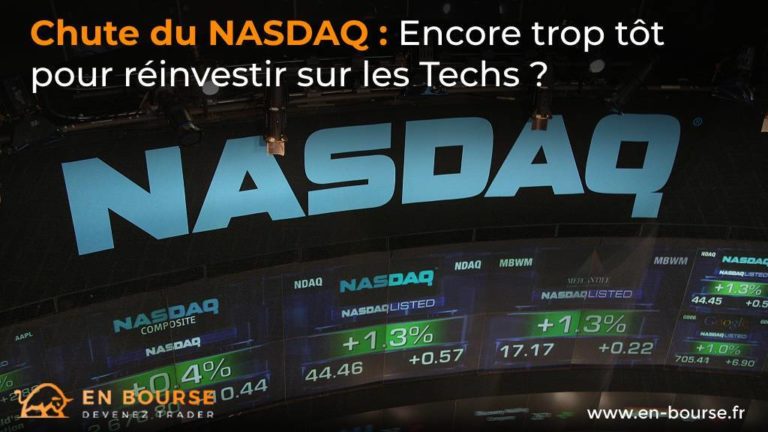 Logo du Nasdaq et écrans muraux