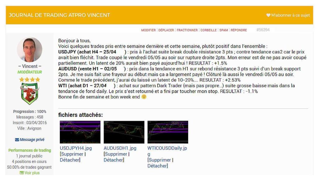 Aller Retour rapide du prix Page du Forum EnBourse de Voncent