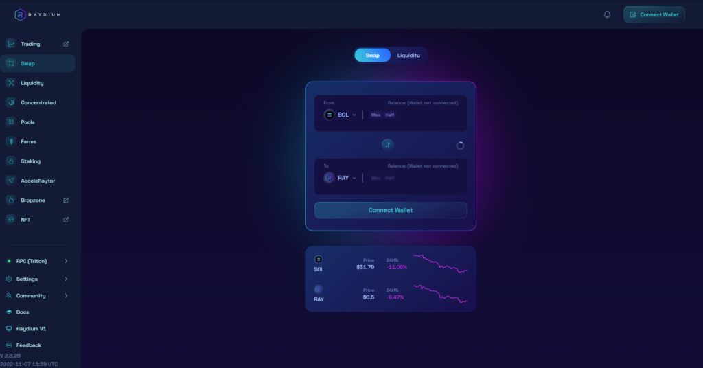 Raydium swap