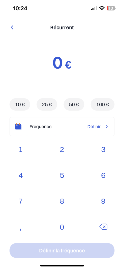 Mettre en place un Achat récurrent - DCA Bitstack